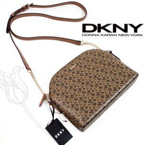 DKNY Corrie Monogram Dome Crossbody Bag